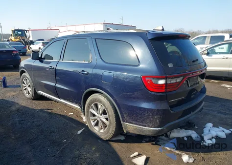 2014 Dodge Durango Limited z USA, uszkodzony, nr VIN 1C4RDHDG9EC975989